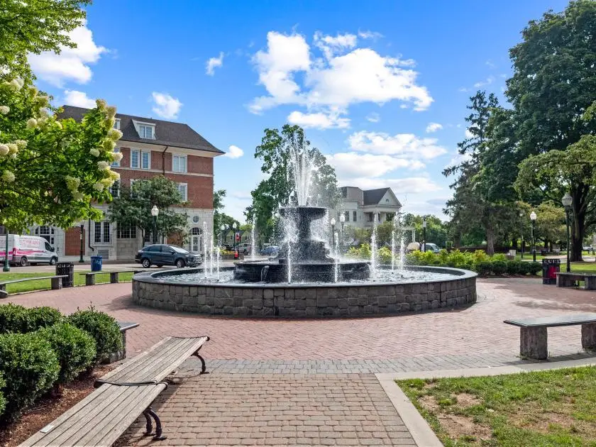 Kellogg Park in downtown Plymouth, Michigan